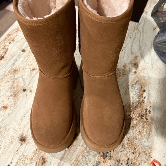 UGG Tan Suede Boots - Picture 2 of 4